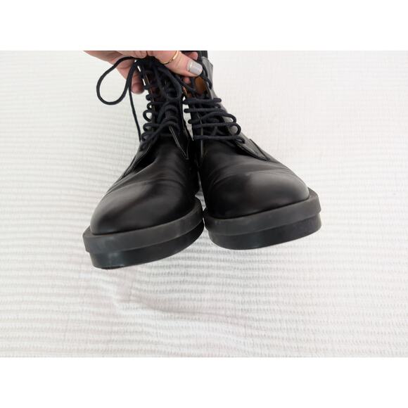 Clergerie Black Leather Radio Boot - Picture 3 of 16